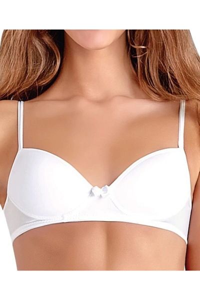 by İGP Σουτιέν γυμναστικής Lux Drm White Unassisted Soft Covered χωρίς Underwire