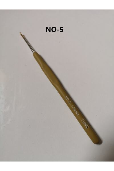 Tunç Çadır Elastik Saplı Dantel Tığ No-5