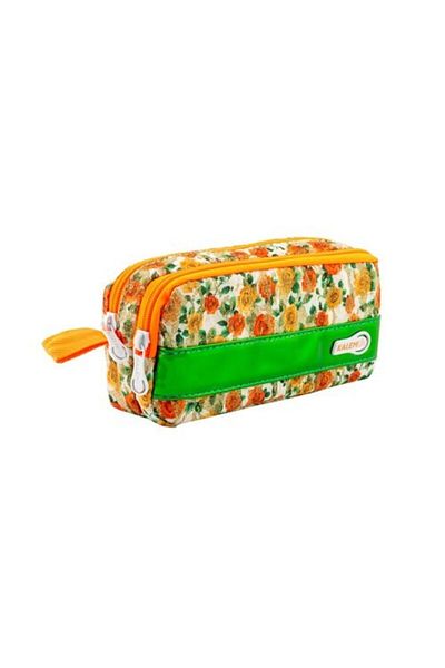 Kalemlig Spring Double Canvas Fabric Double Compartment Pen Bag - Pen Holder
