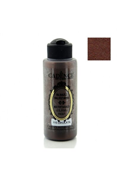 Cadence Su Bazlı Yaldız Boya 115 Çikolata