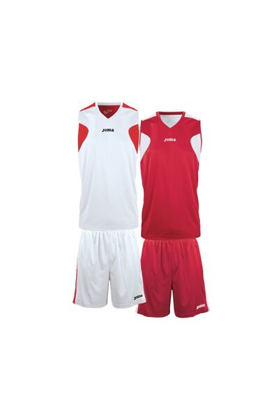 Joma Men's White Basketball Jersey & Shorts Set 1184,003
