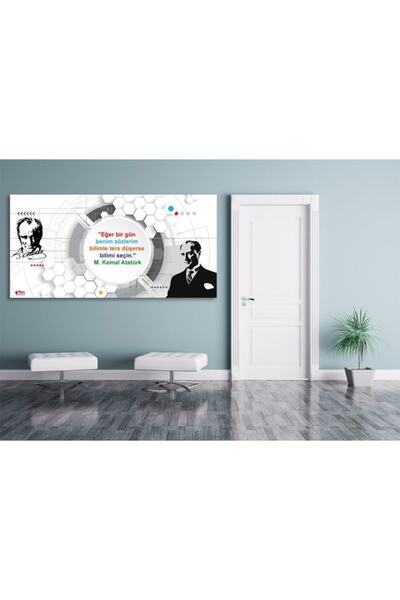 okul posterleri Atatürk Ve Bilim 2