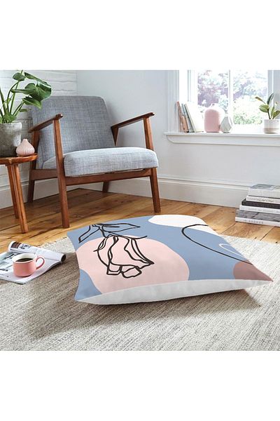Realhomes Pernă decorativă de podea cu design special boem