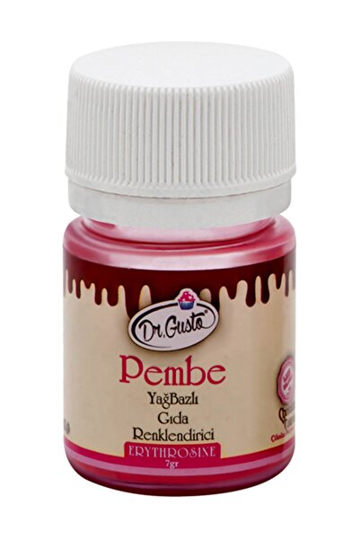 Dr. Gusto Dr.gusto - Gıda Boyası - Yağ Bazlı - 7 Gr - Pembe
