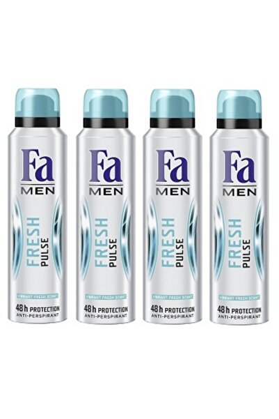 Henkel Fa Deo Spray Men Fresh Pulse 150 Ml 4 Adet