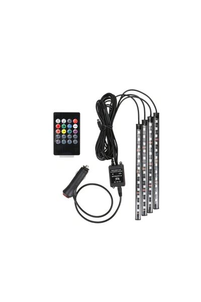 OtoLine Volvo Xc90 7 Koltuk 2014 Ve Sonrası Ayak Altı Led 12 Ledli Çok Fonksi...