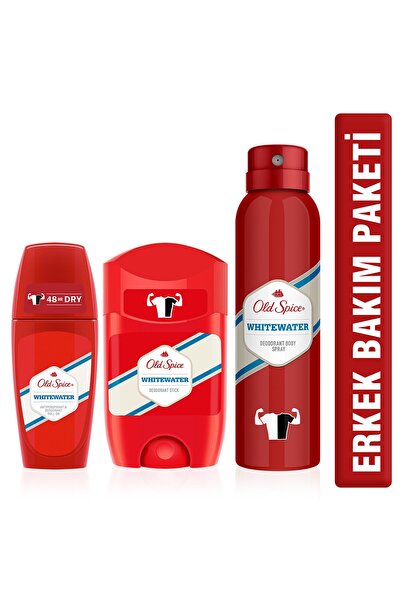 Old Spice 150 ml Deo + 50ml Deo Stick + 50ml Roll On White Water