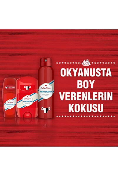Old Spice 150 ml Deo + 50ml Deo Stick + 50ml Roll On White Water
