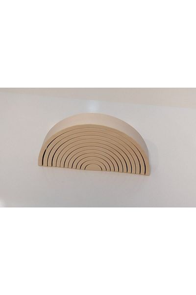 aliwooden 1+ Age Unpainted Waldorf Rainbow