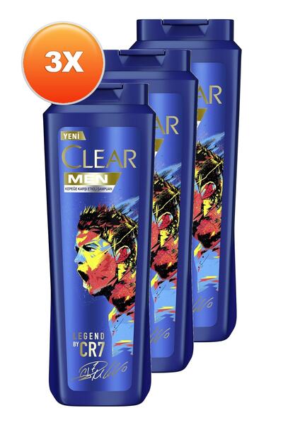 Clear Men Legend by Crtistiano Ronaldo Shampoo 600 Ml. Triple Pack
