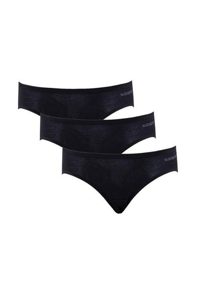 Blackspade Γυναικεία Μαύρα Essential Slip Panties 3 Πακέτο