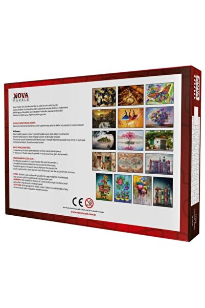 Nova Puzzle Beyaz Imkansız Puzzle 1000 Parça