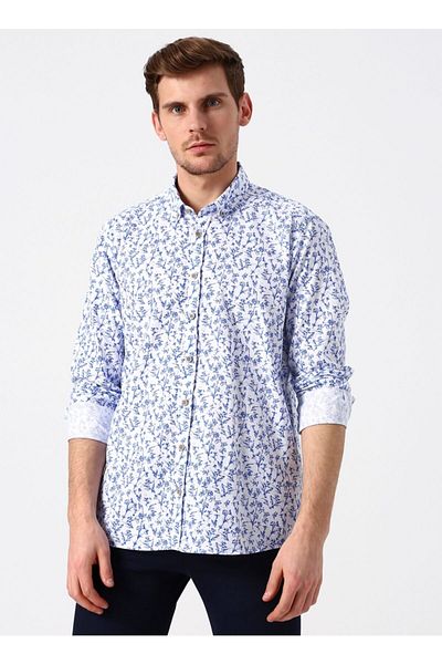 Pierre Cardin Μπλε Slim Fit πουκάμισο - Κομψό και άνετο