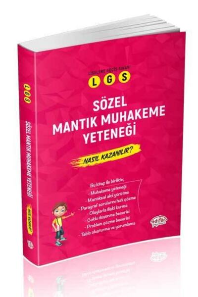 Editör Yayınevi Lgs Sözel Mantık Muhakeme Yeteneği Nasıl Kazanılır Editör Yay...