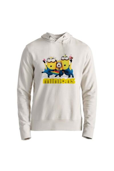 Alfa Tshirt سويت شيرت إكرو مينيونز للأطفال للجنسين