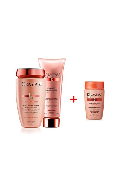 Kerastase Discipline Fondant Fluidealiste Şampuan 250 ml  Krem 200 ml ve Sülf...