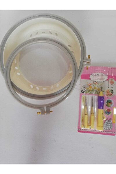 elahobi 2 Li Punch Kasnak Seti Ve Punch Iğne