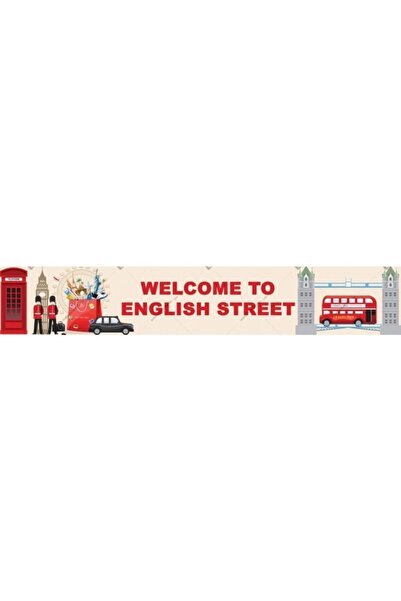 okul posterleri Welcome To English Street