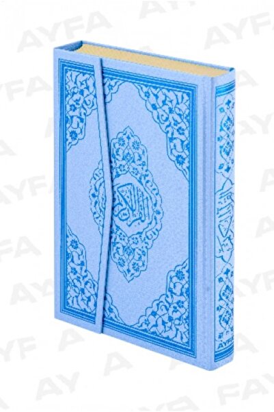 SİNA HEDİYELİK Ayfa Cep Boy Mühürlü Kuranı Kerim Mavi