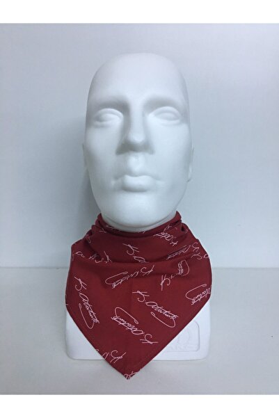 ADALILAR İŞ ELBİSELERİ Unisex crvena Ataturk Štampano bandana