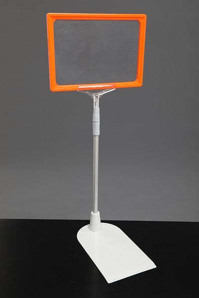 Modern Raf Standing A5 Label Holder Orange 3 Pack