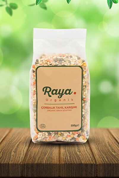 RAYA Organik Çorbalık Tahıl Karışımı 500 Gr