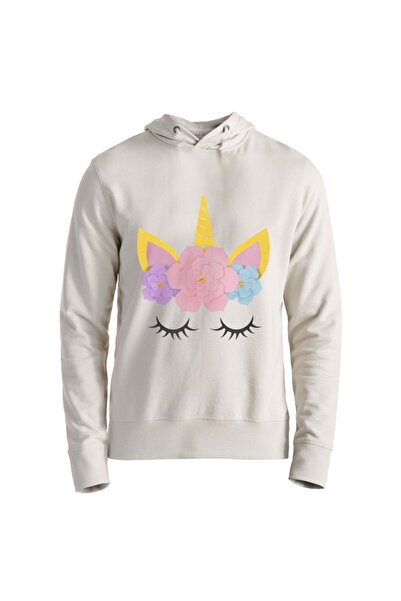 Alfa Tshirt سويت شيرت إكرو يونيكورن للأطفال للجنسين