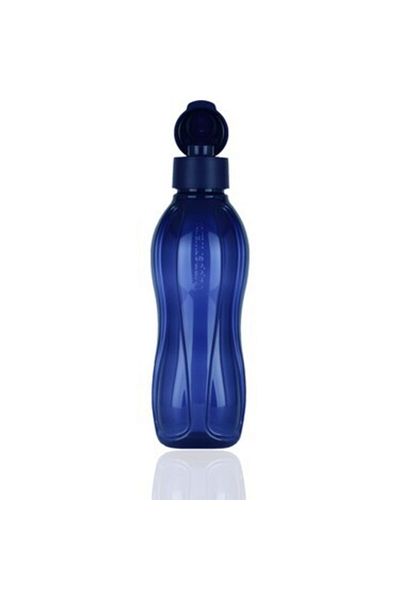 Tupperware Dark Navy Eco Bottle 500 ml Practical Lid