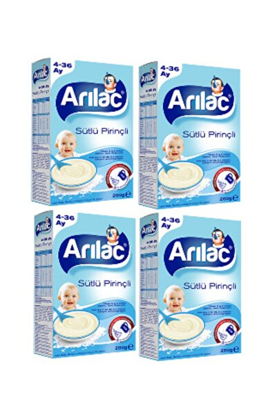 Arı Mama Arılac Sütlü Pirinçli Bebek Ve Çocuk Ek Gıdası 200 Gr 4 Adet