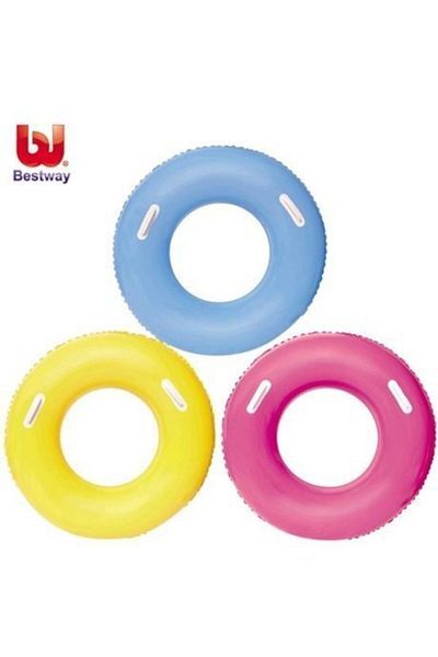 BESTWAY 36084 Matte Colored Handle 91CmSea and Pool Inflatable Ring