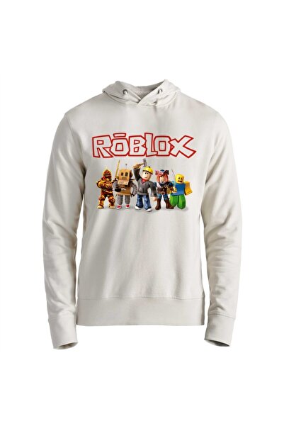 Alfa Tshirt سويت شيرت Roblox أبيض للأطفال للجنسين