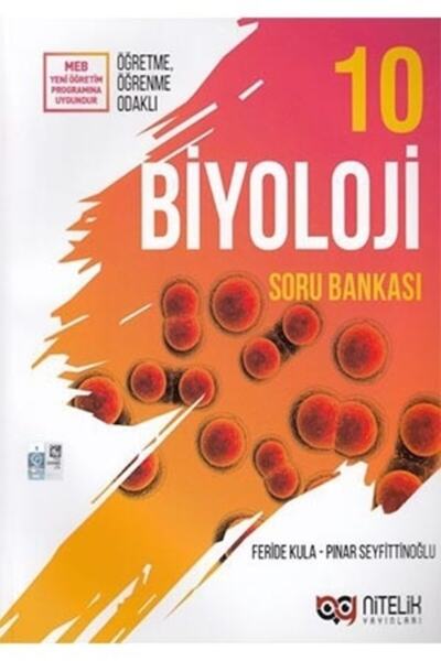 Nitelik Yayınları Nitelik 10.sınıf Biyoloji Soru Bankası ( Feride Kula ) Yeni