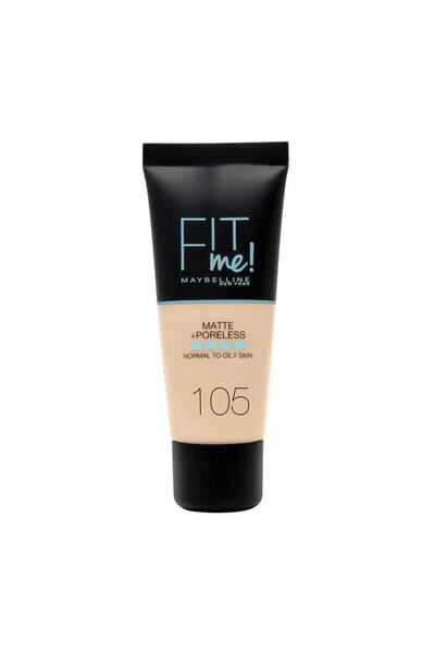 MAYBE-E Mat Fondöten Fit Me Matte Poreless Foundation 105 Natural Ivory 36005...