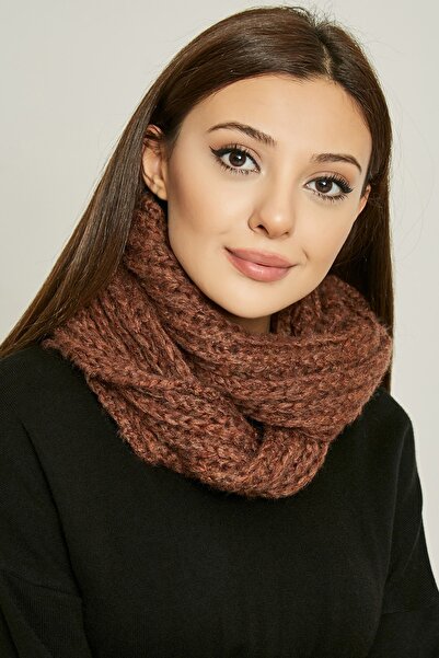 Peeri Knit Neck Collar - Coffee