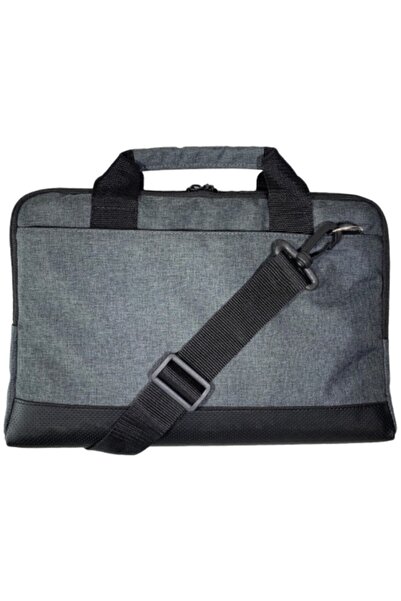 Moserini حقيبة لاب توب ماك بوك اير برو مقاس 13 بوصة 13.3 بوصة باللون الرمادي للجنسين مع حماية للقاعدة وحزام كتف