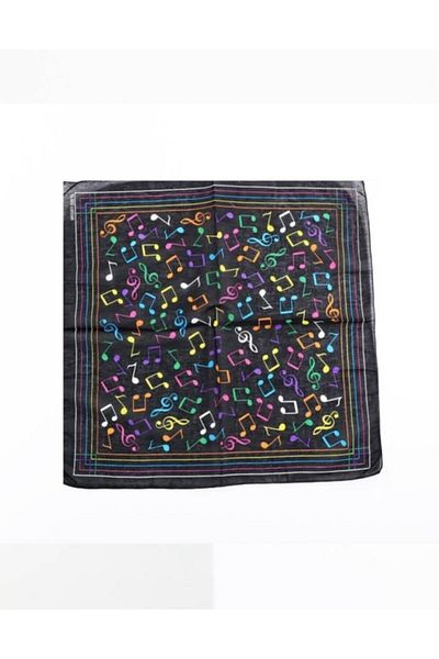 Herşey Nota Colorful Note Scarf