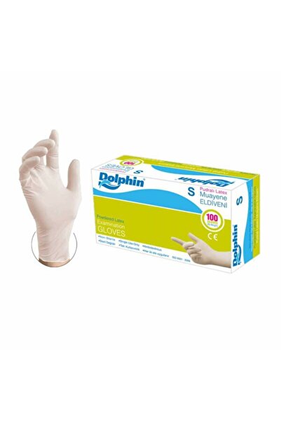 Dolphin 100'lü S Pudralı Kullan-at Eldiven
