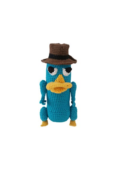 OYUNCAKPARK Ornitorenk Perry (ajan P) Amigurumi Organik Oyuncak