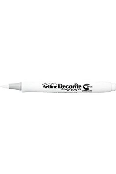 artline Decorite Brush Marker White