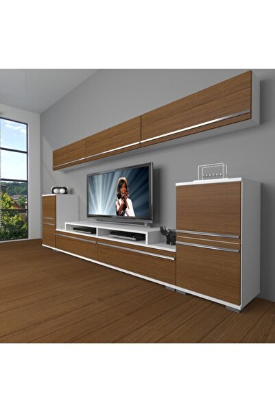 Decoraktiv Ekoflex 9 Mdf Tv Ünitesi Tv Sehpası - Naturel Ceviz