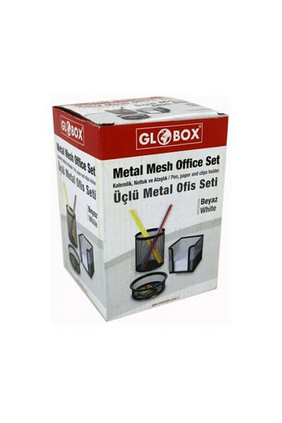 Globox Metal Black Office Set 3 Pieces