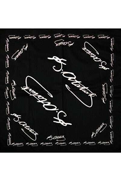 Herşey Nota Eșarfă Ataturk neagră