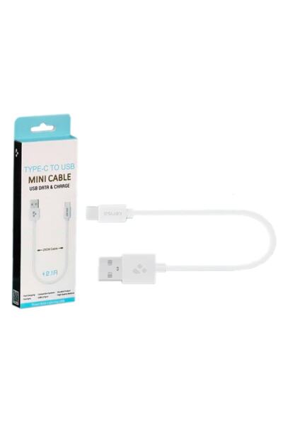 Kensa C-202 Type-c Powerbank Şarj Kablosu Hızlı Şarj Kısa Kablo 25cm
