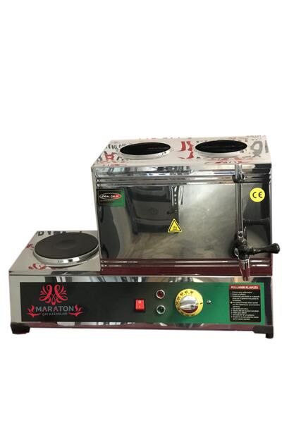 MARATON 25lik Elektrikli Pleytli Paslanmaz Çelik Çay Kazanı