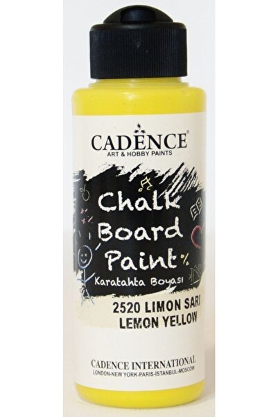 Cadence 2520 Limon Sarı Kara Tahta Boyası