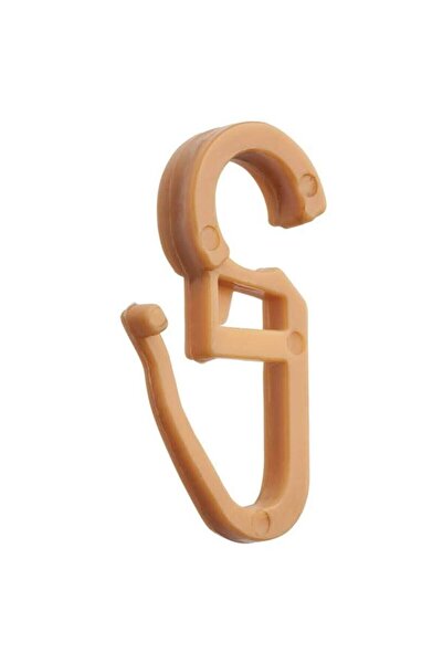 Tamiret Clip pentru perdea rustică 50 buc maro deschis