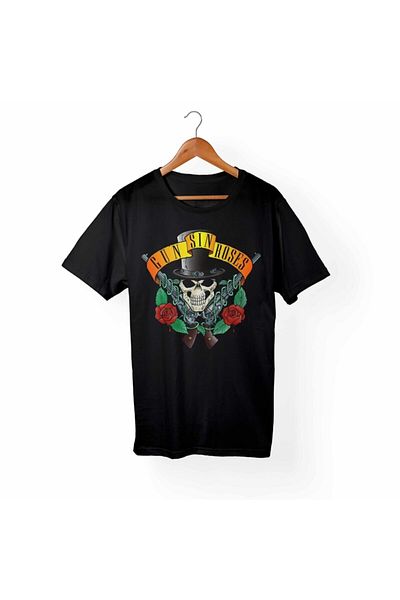 Alfa Tshirt Men's Black Guns N' Roses T-Shirt