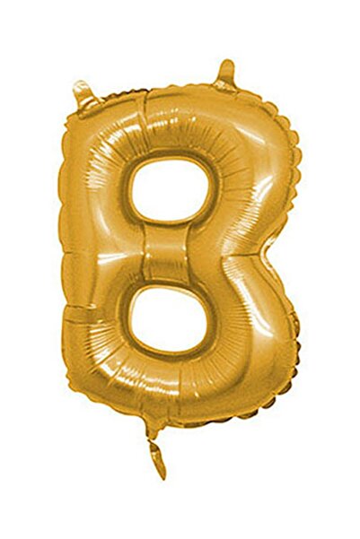 14Süs بالون حرف B من رقائق الذهب بحجم 100 سم