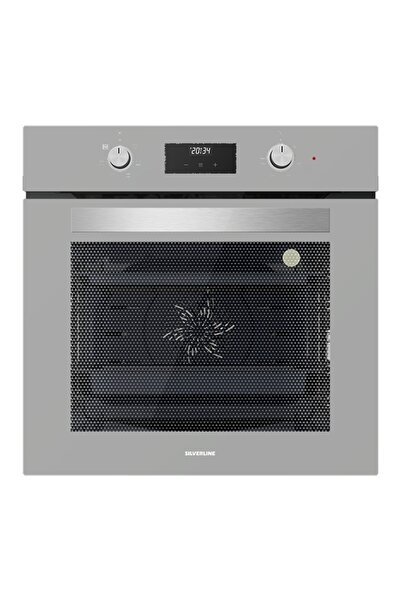 Silverline Gri Cam Ankastre Set (3457 Soho 60+CS5335S01+BO6502S02)