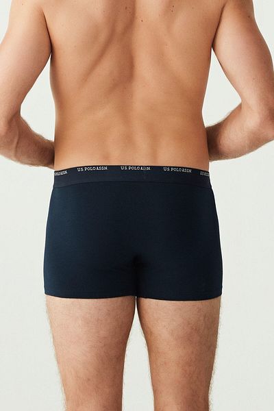 U.S. Polo Assn. Ανδρικό μαύρο Boxer 3 τεμαχίων